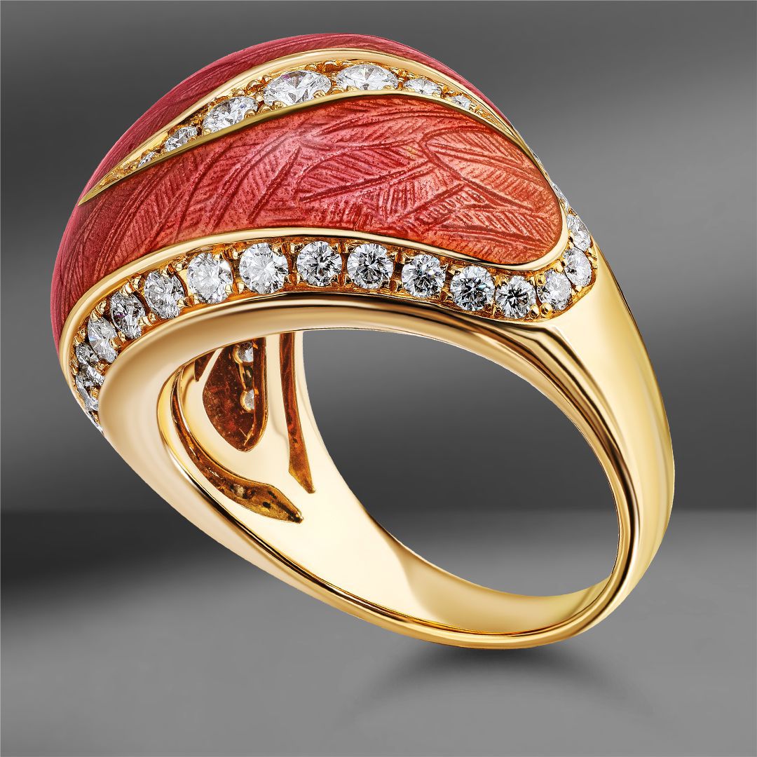 продажа Золотое кольцо Faberge c бриллиантами в салоне «Emporium Gold»