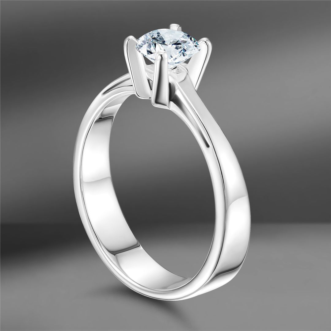 продажа Золотое кольцо с бриллиантом 0.55 Ct GIA в салоне «Emporium Gold»