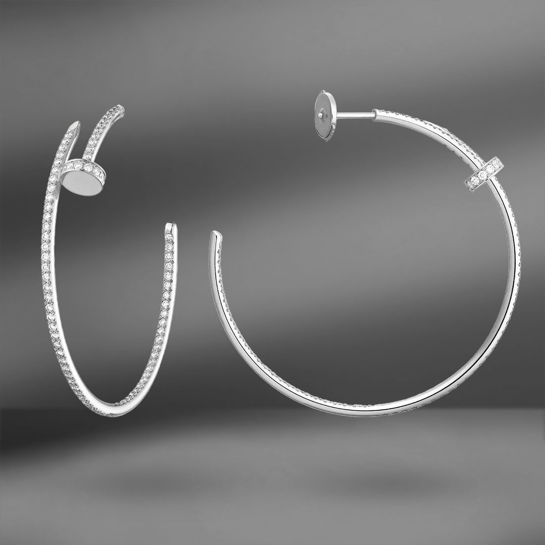продажа Золотые серьги Cartier Juste un Clou Hoop в салоне «Emporium Gold»