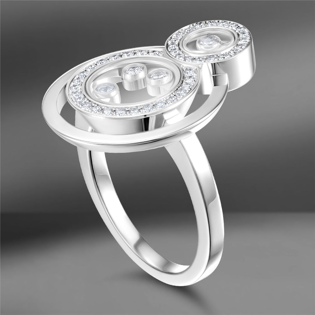продажа Золотое кольцо Chopard Happy Diamonds (Eu 53) в салоне «Emporium Gold»