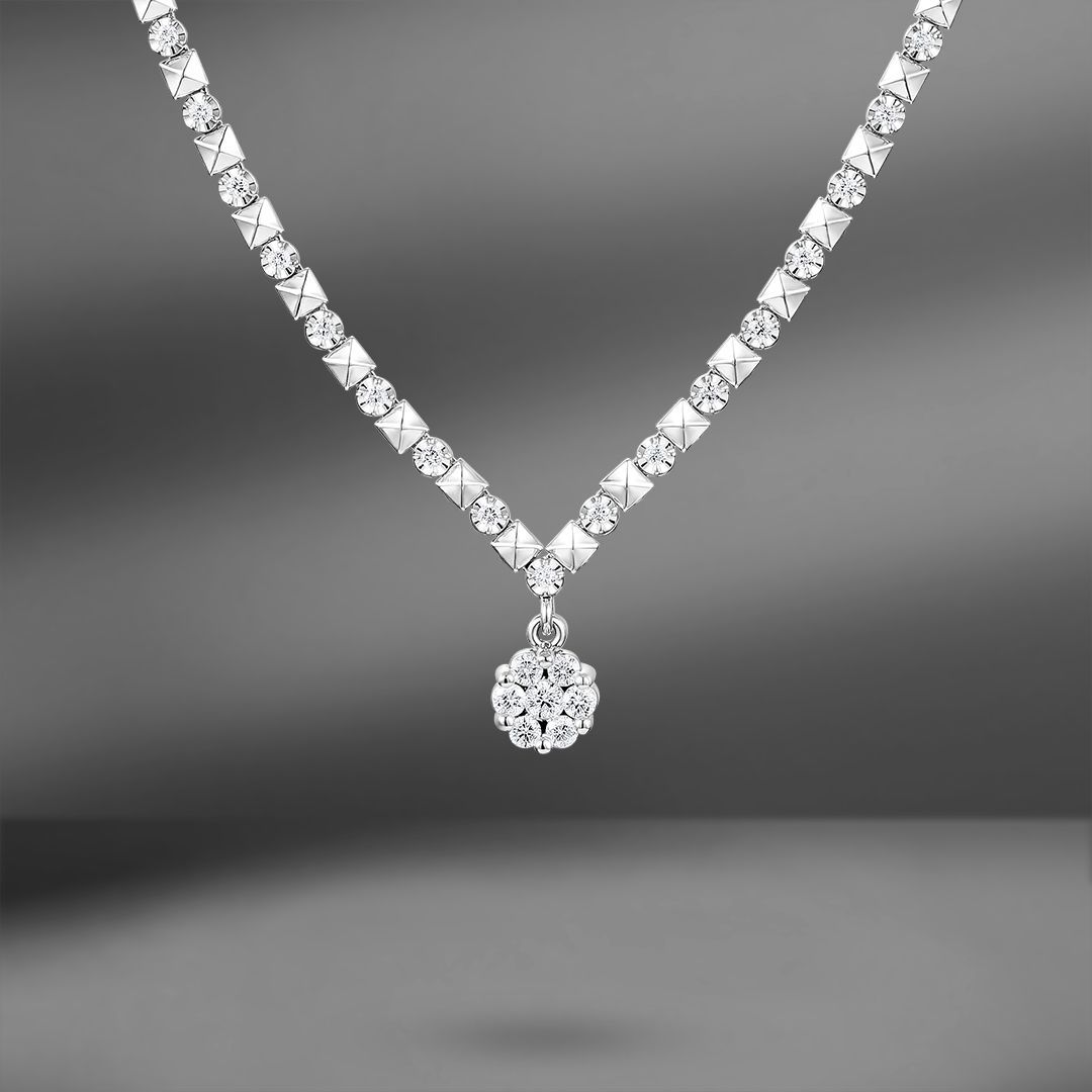 продажа Золотое колье с бриллиантами 0.44 Ct в салоне «Emporium Gold»