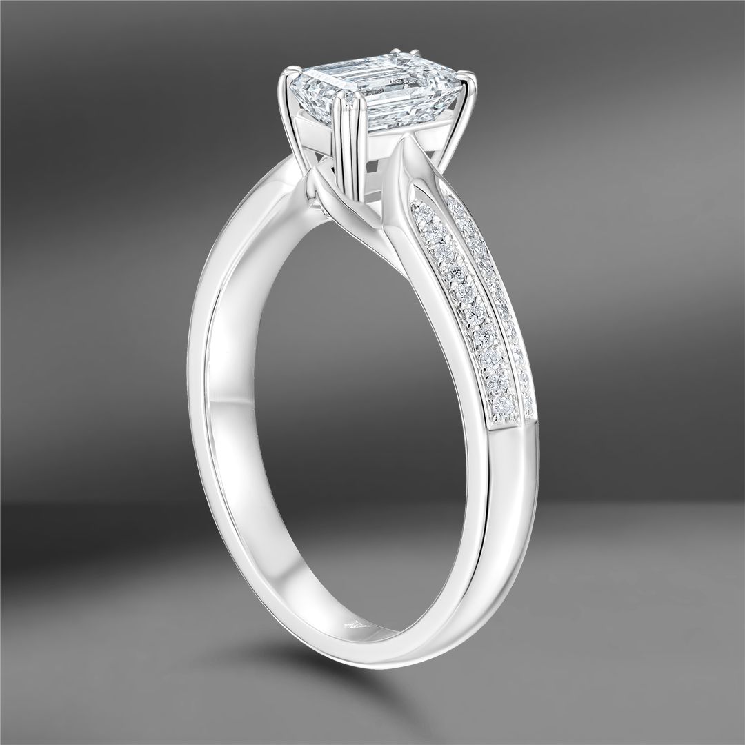 продажа Золотое кольцо с бриллиантами 1.11 Ct в салоне «Emporium Gold»