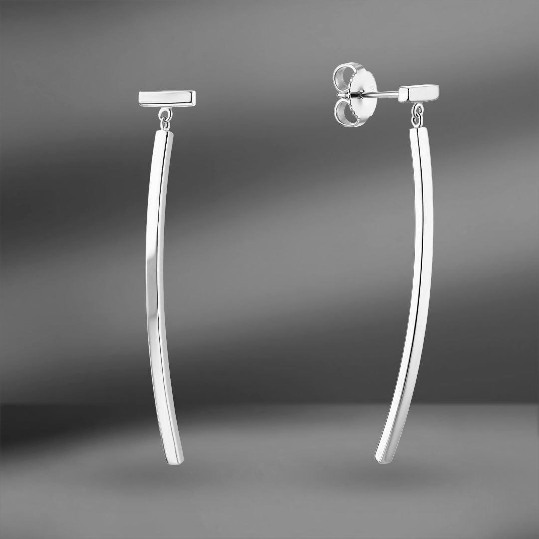 продажа Золотые серьги Tiffany & Co. "T" 42 мм в салоне «Emporium Gold»