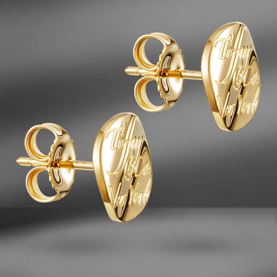 продажа Золотые серьги Tiffany & Co. Notes в салоне «Emporium Gold»