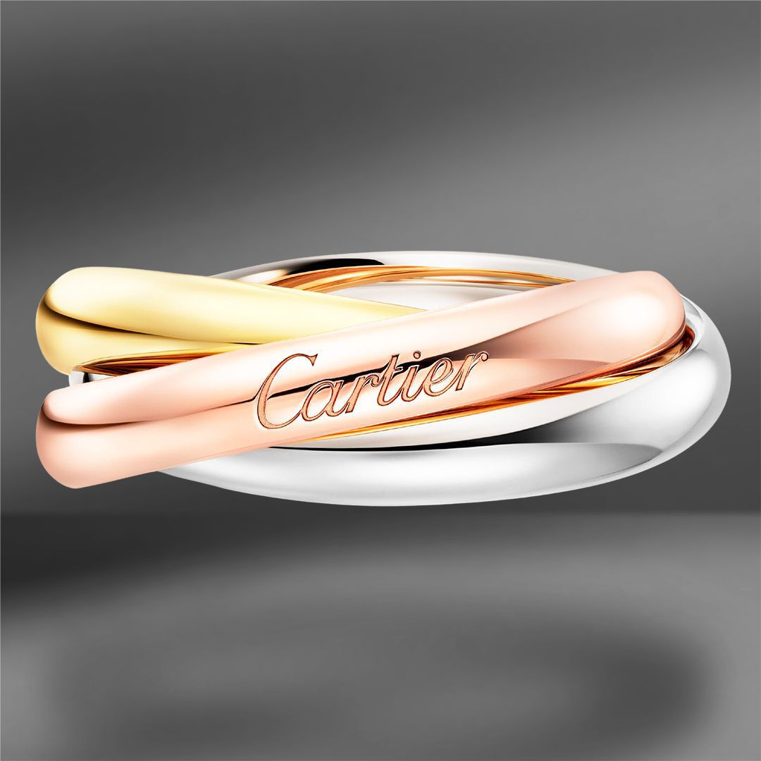 продажа Золотое кольцо Cartier Trinity (Eu 56) в салоне «Emporium Gold»