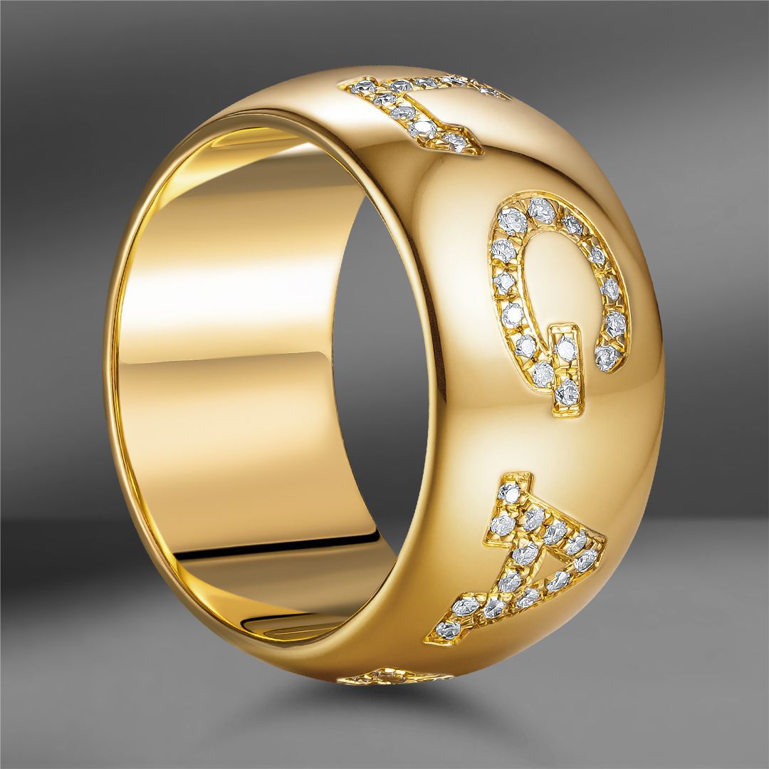 продажа Золотое кольцо Bvlgari Monologo (Eu 54) в салоне «Emporium Gold»