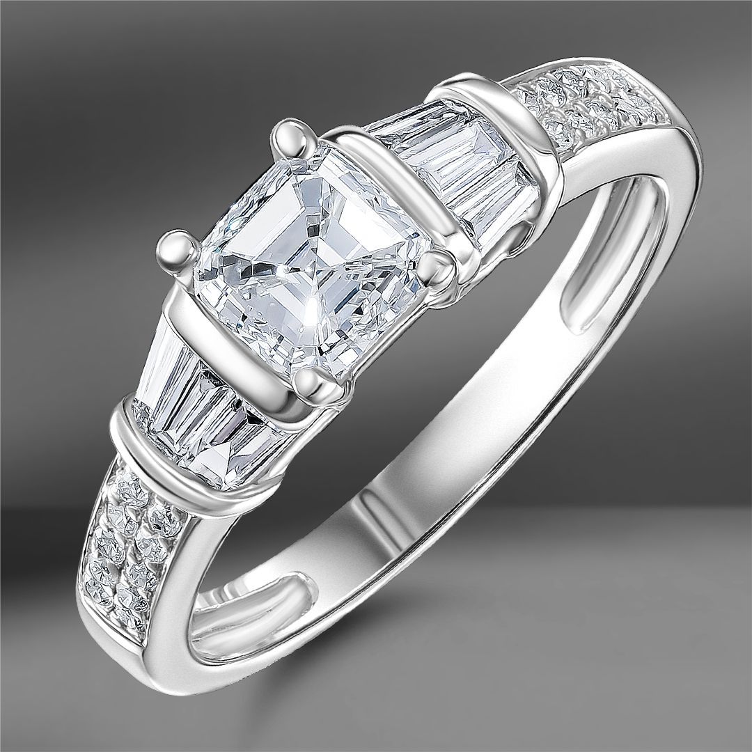 продажа Золотое кольцо с бриллиантами 1.38 Ct в салоне «Emporium Gold»
