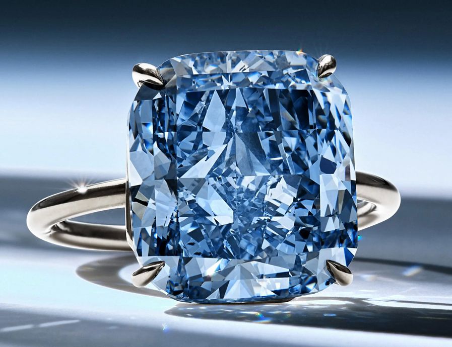 Бриллиант Mediterranean Blue весом 10,03 карата Бриллиант Mediterranean Blue весом 10,03 карата