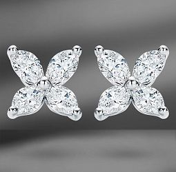 продажа Серьги с бриллиантами Tiffany & Co. Victoria в салоне «Emporium Gold»
