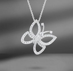 продажа Золотая подвеска с бриллиантами 2.35 Ct в салоне «Emporium Gold»