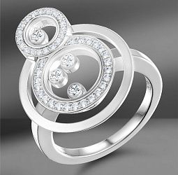 продажа Золотое кольцо Chopard Happy Diamonds (Eu 53) в салоне «Emporium Gold»