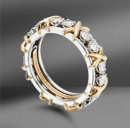 продажа Кольцо Tiffany & Co. Schlumberger Sixteen Stone (Eu 50) в салоне «Emporium Gold»