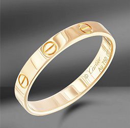 продажа Золотое кольцо Cartier Love (Eu 57) в салоне «Emporium Gold»
