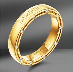 продажа Золотое кольцо Damiani D. Side Brad Pitt (Eu 51) в салоне «Emporium Gold»