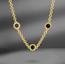 продажа Золотое колье Bvlgari Bvlgari с ониксом в салоне «Emporium Gold»