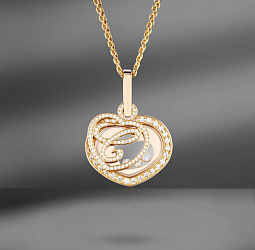 продажа Золотая подвеска Chopard Happy Diamonds 0.85 Ct в салоне «Emporium Gold»