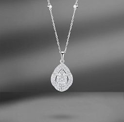 продажа Золотая подвеска с бриллиантами 0.67 Ct в салоне «Emporium Gold»