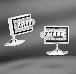 продажа Золотые запонки в стиле Zilli в салоне «Emporium Gold»