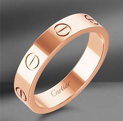 продажа Золотое кольцо Cartier Love 3.6 мм (Eu 57) в салоне «Emporium Gold»