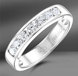 продажа Золотое кольцо Track с бриллиантами 0.51 Ct (Eu 52) в салоне «Emporium Gold»