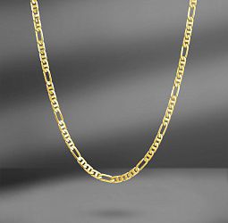продажа Золотая цепь плетение Картье/Фигаро 440 мм в салоне «Emporium Gold»