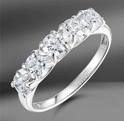 продажа Золотое кольцо Track с бриллиантами 1.05 Ct в салоне «Emporium Gold»