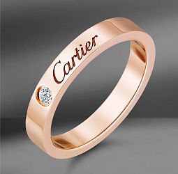 продажа Обручальное кольцо Cartier C de Cartier (Eu 47) в салоне «Emporium Gold»