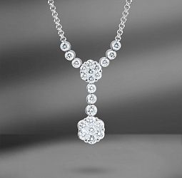 продажа Золотое колье с бриллиантами 1.62 Ct в салоне «Emporium Gold»