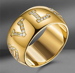 продажа Золотое кольцо Bvlgari Monologo (Eu 54) в салоне «Emporium Gold»