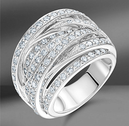 продажа Золотое кольцо с бриллиантами 1.87 Ct (Eu 53) в салоне «Emporium Gold»