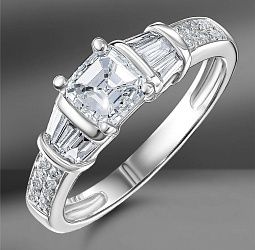 продажа Золотое кольцо с бриллиантами 1.38 Ct в салоне «Emporium Gold»