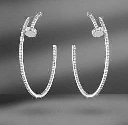 продажа Золотые серьги Cartier Juste un Clou Hoop в салоне «Emporium Gold»