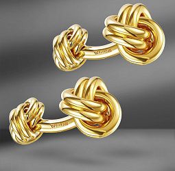 продажа Золотые запонки Tiffany & Co. Knot в салоне «Emporium Gold»