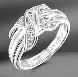 продажа Золотое кольцо Tiffany & Co. Signature в салоне «Emporium Gold»