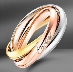 продажа Золотое кольцо Cartier Trinity (Eu 56) в салоне «Emporium Gold»