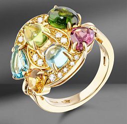 продажа Золотое кольцо Bvlgari Astrale (Eu 56) в салоне «Emporium Gold»