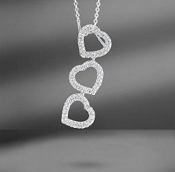 продажа Золотая подвеска с бриллиантами 0.12 Ct в салоне «Emporium Gold»