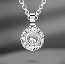 продажа Золотая подвеска Chopard Happy Diamonds 0.29 Ct в салоне «Emporium Gold»