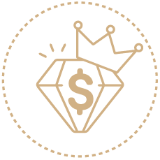 diamonds and crown