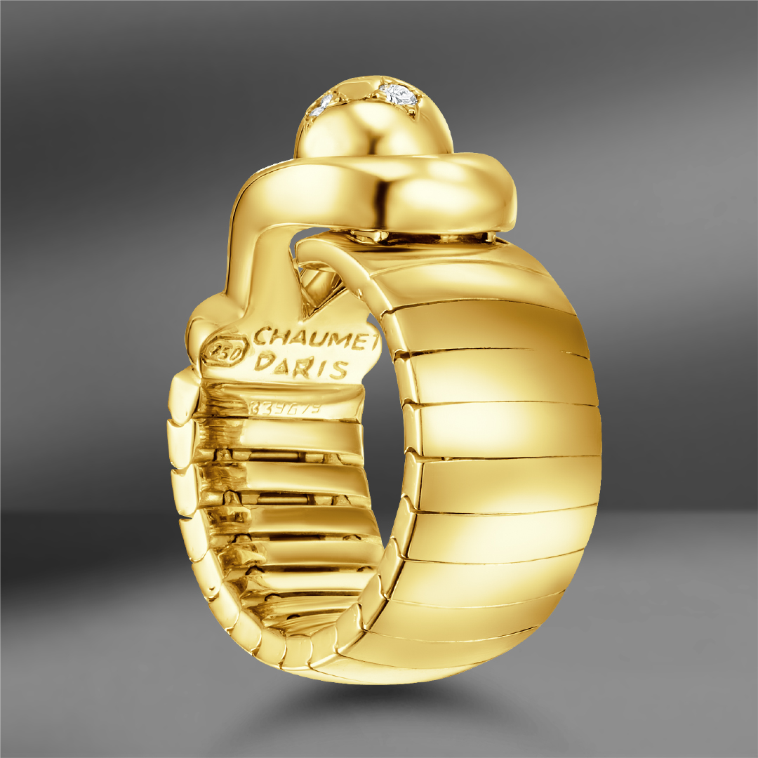 продажа Золотое кольцо с бриллиантами Chaumet в салоне «Emporium Gold»