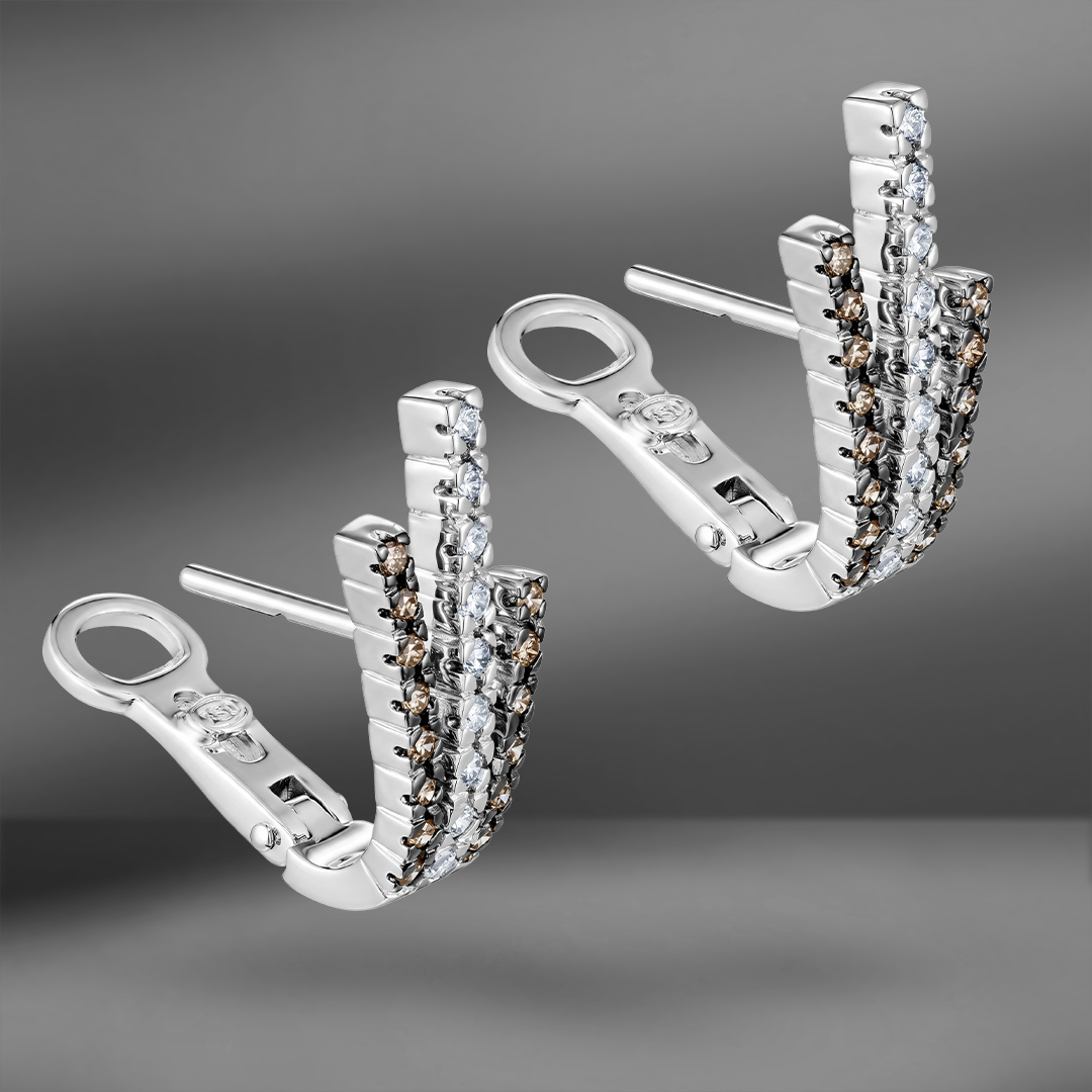 продажа Золотые серьги Emporium Gold с бриллиантами 0.57 Ct в салоне «Emporium Gold»