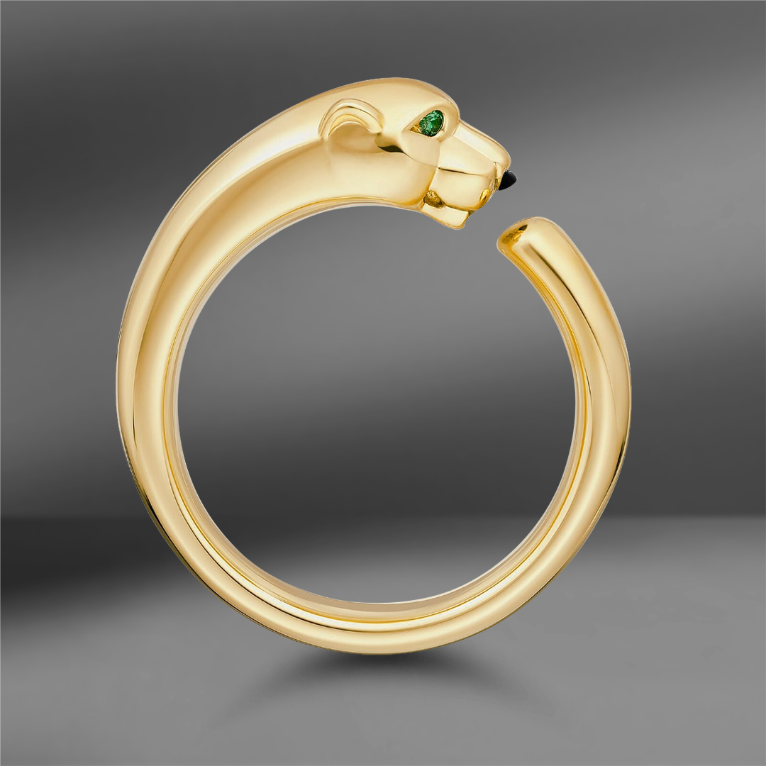 продажа Золотое кольцо Cartier Panthere (Eu 46) в салоне «Emporium Gold»