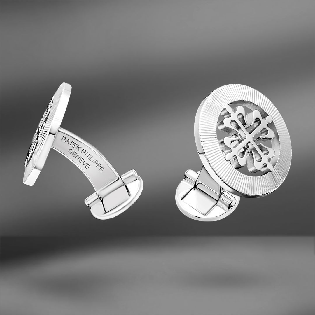продажа Запонки из белого золота Patek Philippe Calatrava в салоне «Emporium Gold»