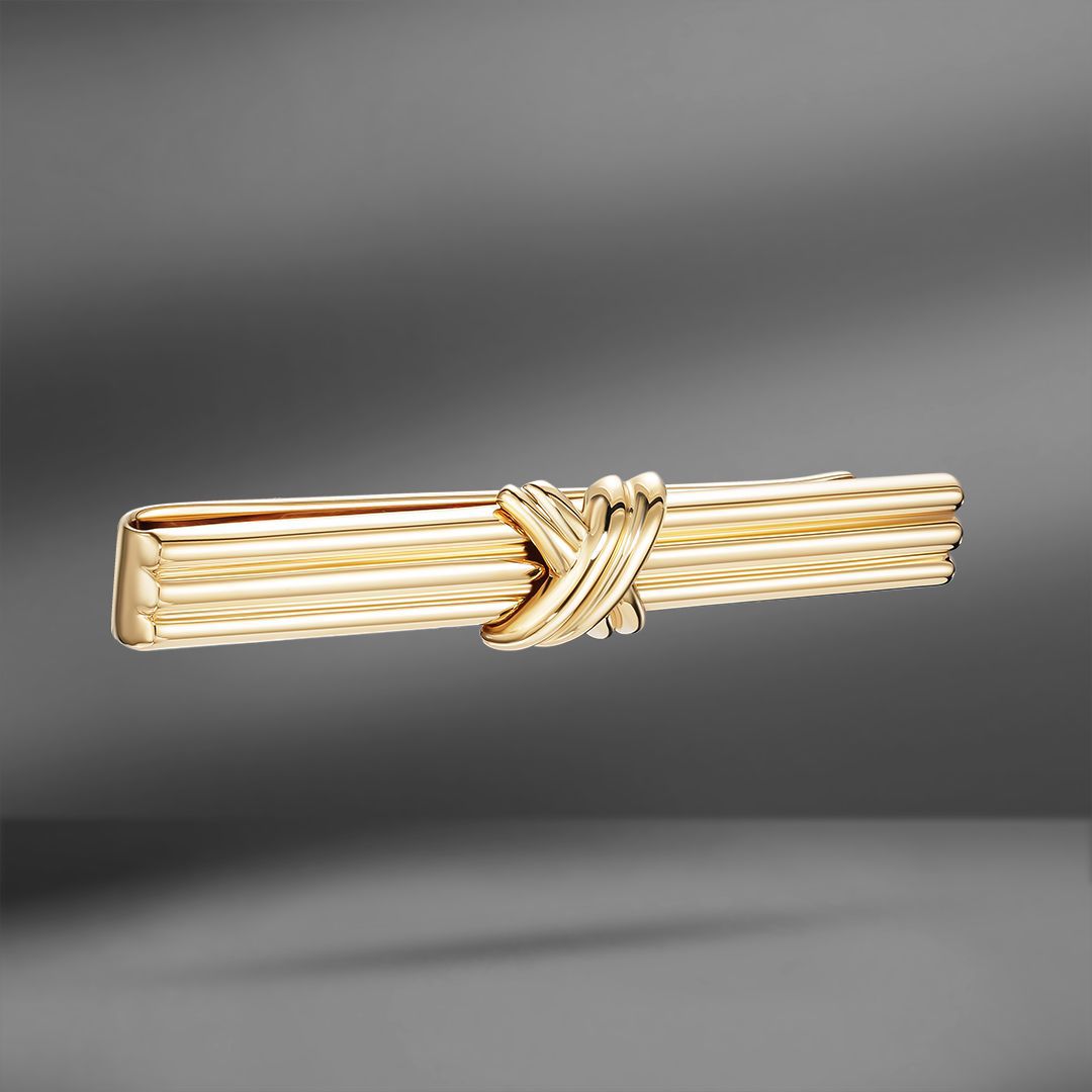 продажа Золотой зажим для галстука Tiffany & Co. Cross в салоне «Emporium Gold»