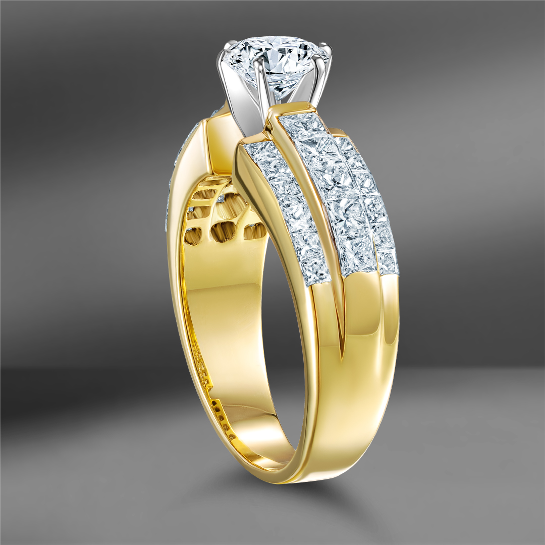 продажа Золотое кольцо Emporium Gold с бриллиантами 2.91 Ct в салоне «Emporium Gold»