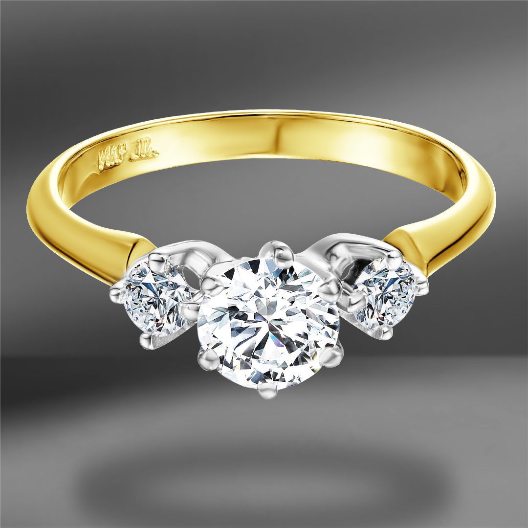 продажа Золотое кольцо с бриллиантами 0.93 Ct в салоне «Emporium Gold»