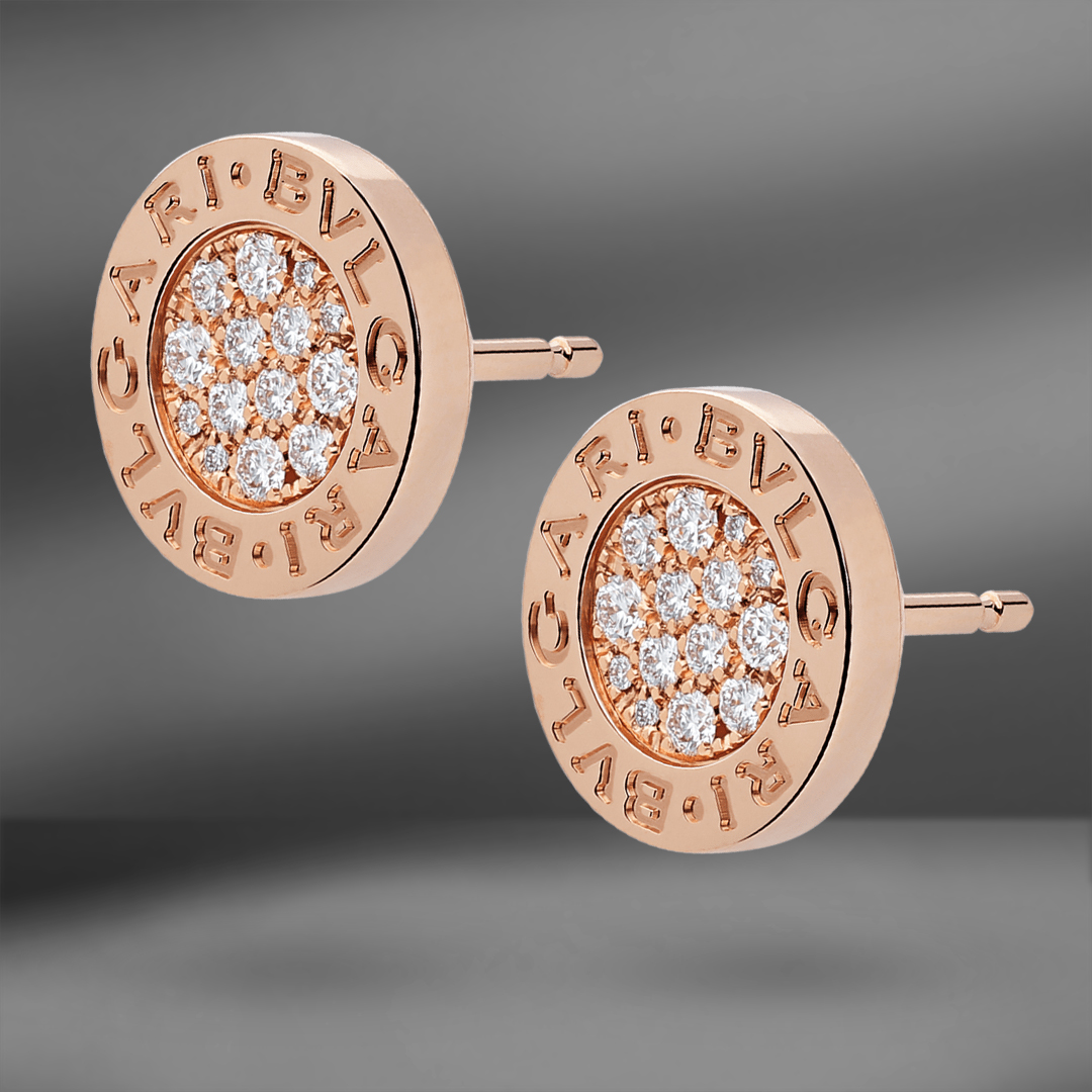 продажа Золотые серьги с бриллиантами Bvlgari Bvlgari в салоне «Emporium Gold»