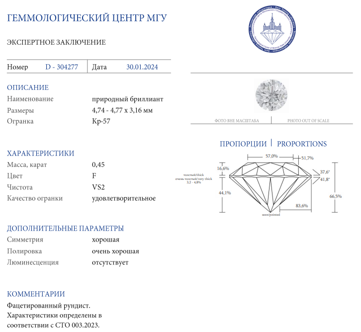 Продажа Пара природных бриллиантов 0.91 Ct "Круг" 