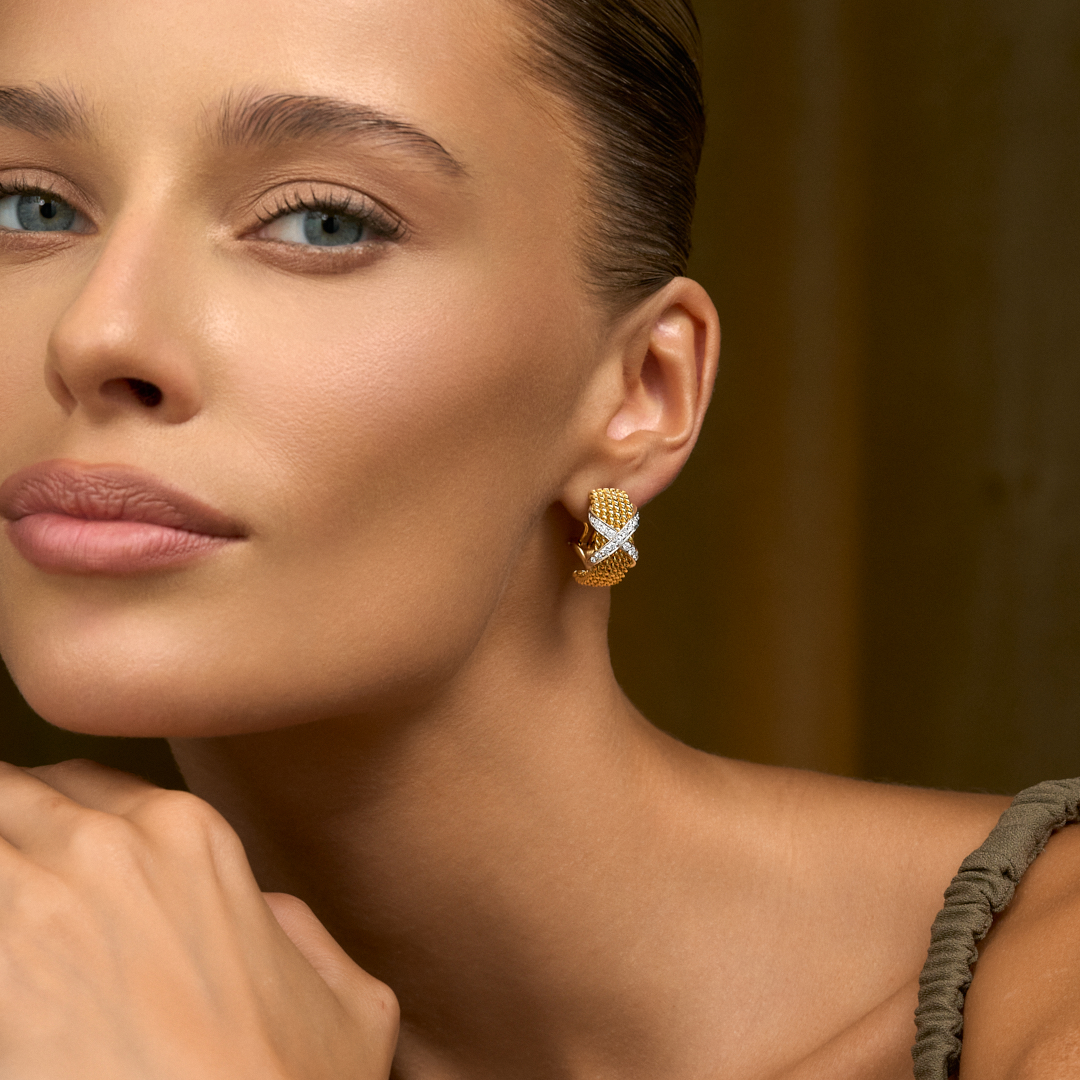 продажа Cерьги Tiffany & Co. Schlumberger Rope Six-Row 0.51Ct в салоне «Emporium Gold»