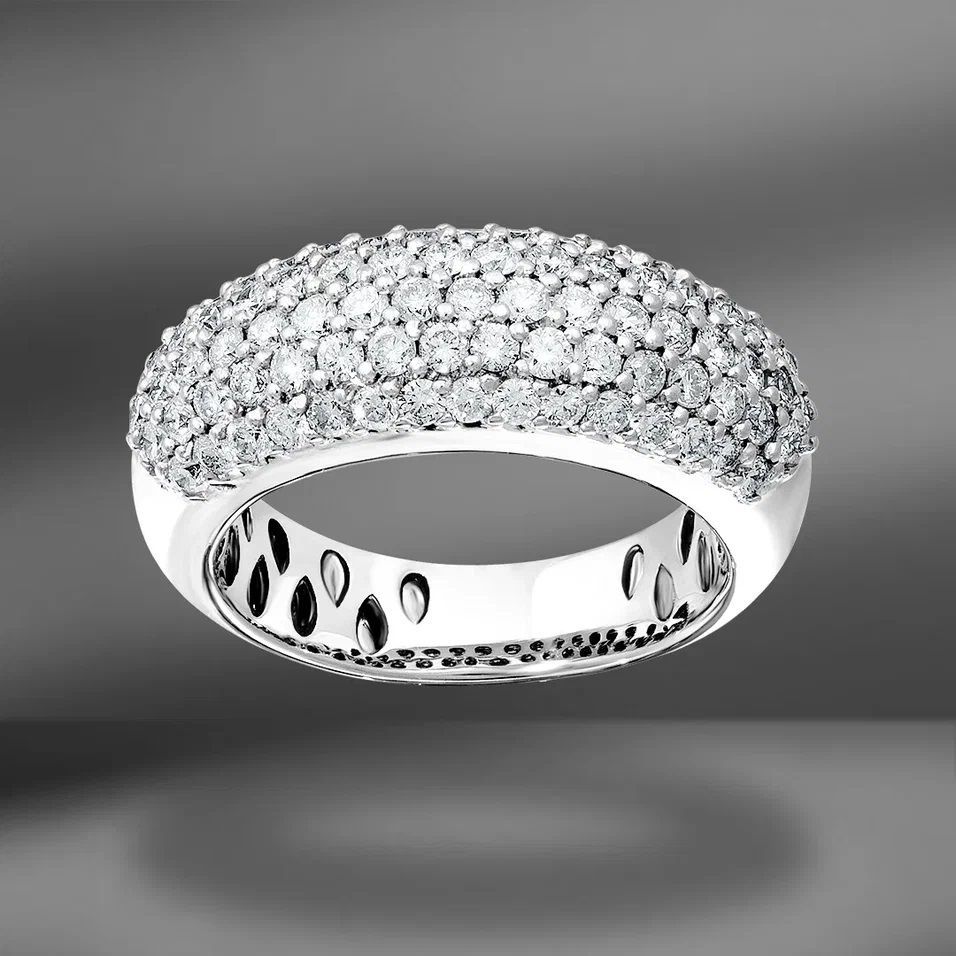 продажа Золотое кольцо с бриллиантами 1.58 Ct в салоне «Emporium Gold»